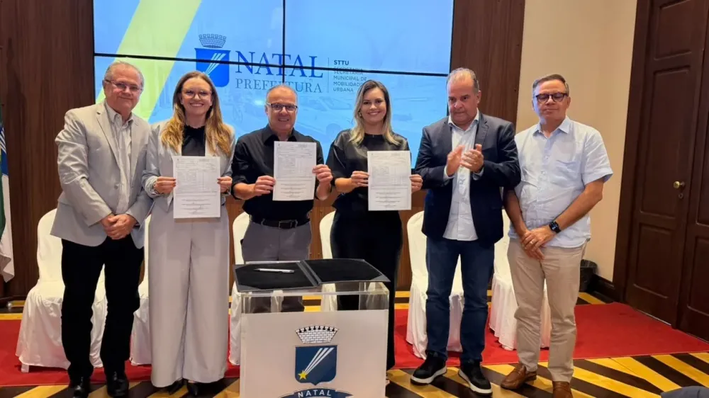 Prefeitura do Natal assina ordem de serviço para modernização do parque semafórico